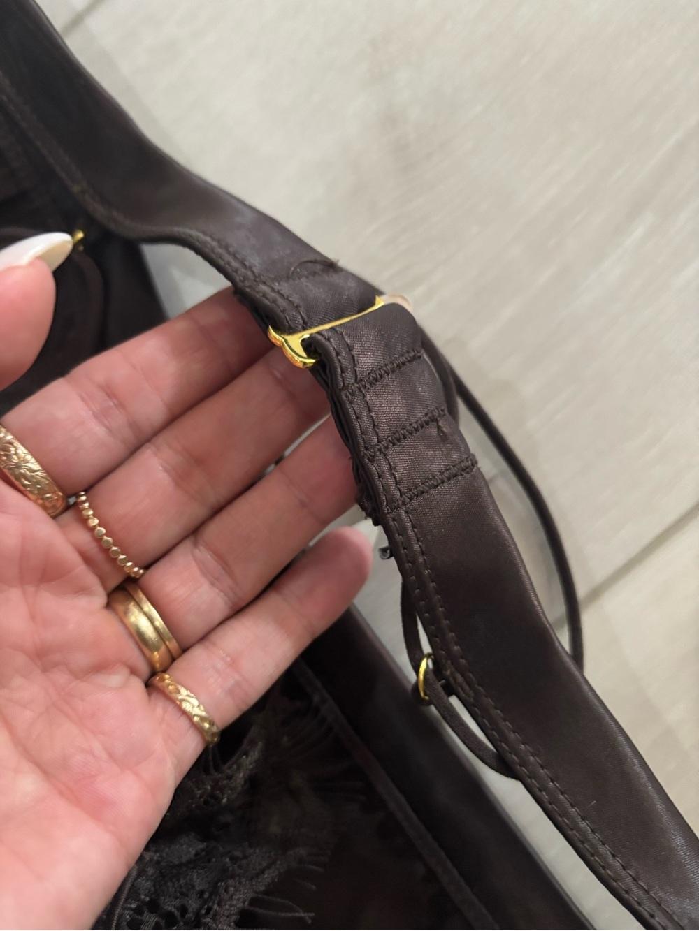 All Things Golden THE LOVER BRALETTE - ESPRESSO M - Picture 12 of 12